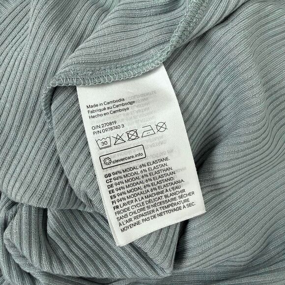 H&M Racerback Ribbed Tank Top Size M - Picture 4 of 5